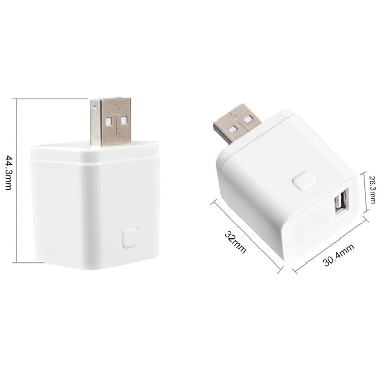 Inteligentny Mini Przełącznik Adapter USB 1 port 5-12V WiFi TUYA