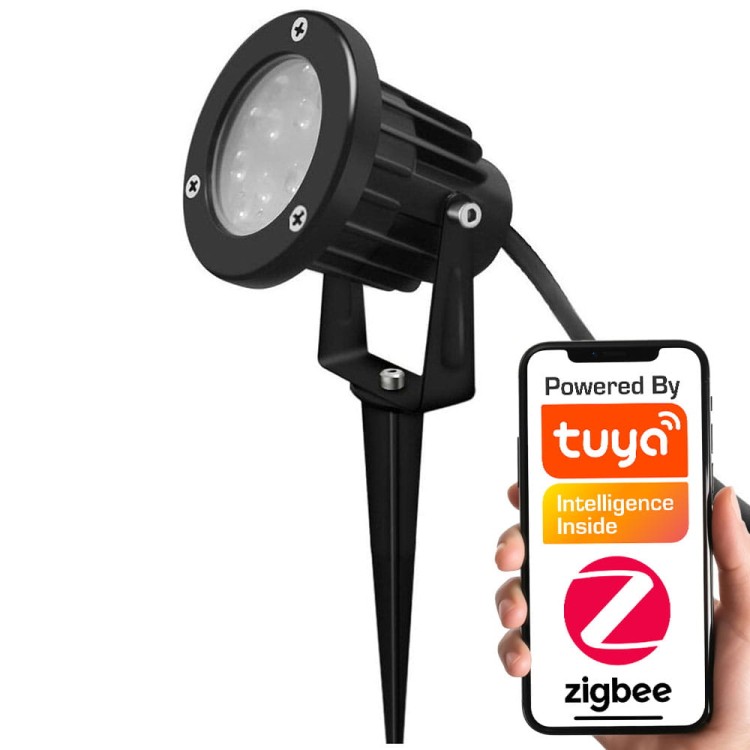 Reflektor ogrodowy 1.45m oświetlenie RGBCCT 7W  24V Seria GL ZigBee + RF do HUE TUYA.jpg