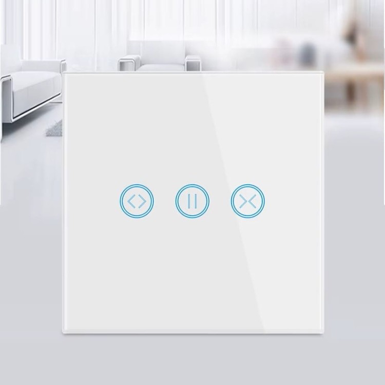 Sterownik rolet na ścianę do kurtyn i żaluzji WiFi Biały Seria PS TUYA panel dotykowy.jpg
