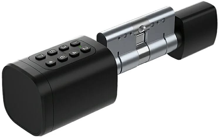 inteligentna wkładka do zamka cylinder 60-90mm pin bluetooth czytnik linii papilarnych rfid tuya smart