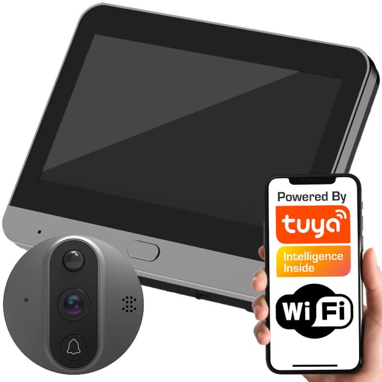 inteligentny wizjer judasz z dzwonkiem do drzwi wifi aplikacja tuya na smartfon telefon.jpg