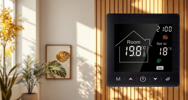 Termostat zwierny obciążalny 3A16A baterie ścienny WiFI + RF TUYA (Czarny).jpg