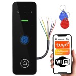 Wideodomofon szyfrator kablowy na odcisk palca pilot IR PIN RFID WIFI TUYA