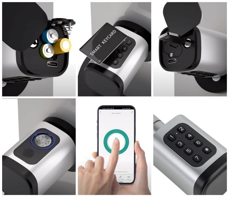 inteligentne-zabezpieczenie-drzwi-wkladka-60-90-odcisk-karta-pin-tuya-srebro