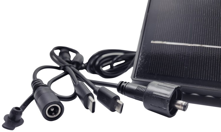 Ładowarka solarna 3,3W USB-C/Micro do urządzeń 5V