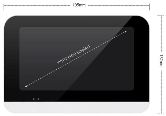 Ekran dodatkowy PoE Tuya – monitor do wideodomofonu WiFi PT