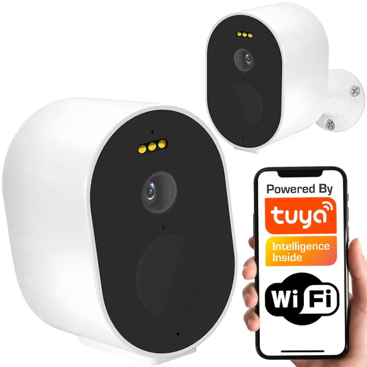 Kamera akumulatorowa USB-C Wewnętrzna i Zewnętrzna 3 Mpx IP66 USB-C WiFi TUYA