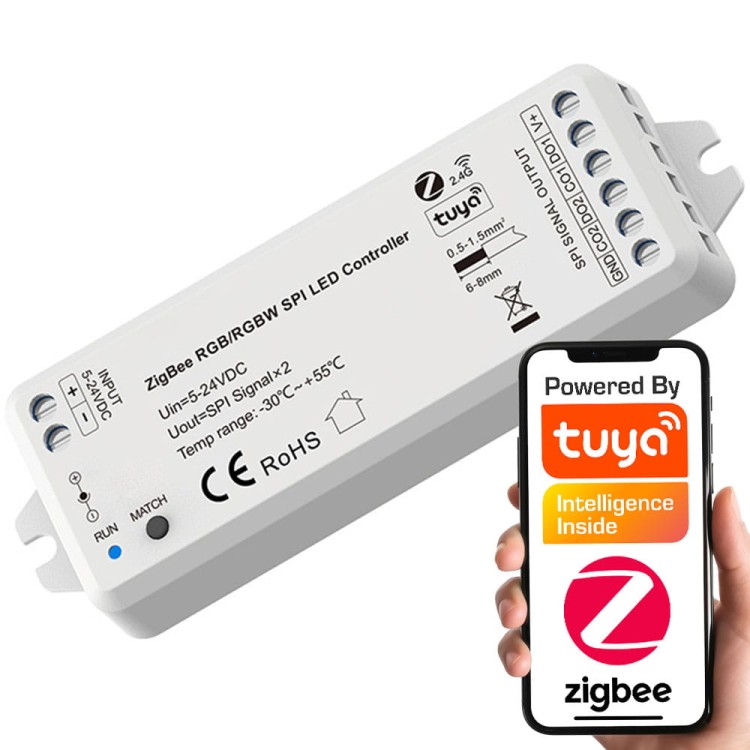 kontroler-led-cob-spi-rgbic-zigbee-tuya