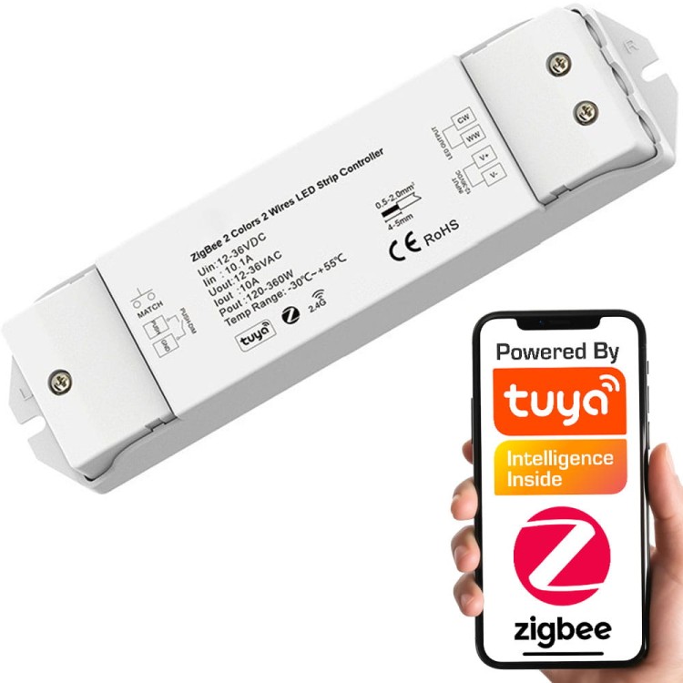 kontroler-led-mono-cct-dual-wire-2pin-1ch-10a-12-36v-sd-zigbee-rf-tuya
