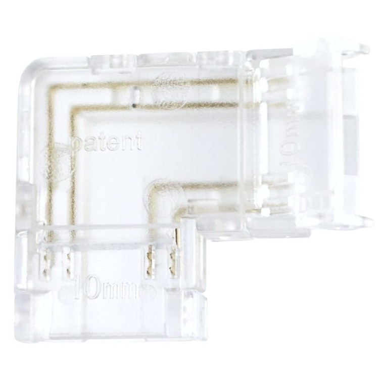 Złączka kątowa do taśm LED COB 10 mm RGB / RGB-IC / RGBW-IC 4-PIN