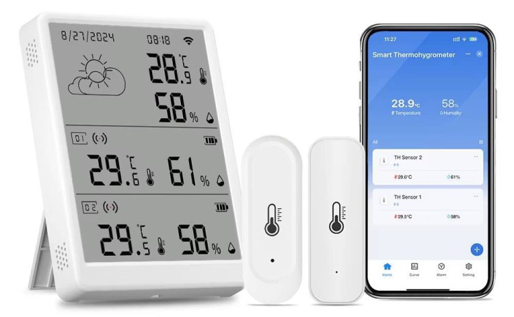 Stacja-Pogodowa-Smart-Z-Czujnikami-WiFi-TUYA