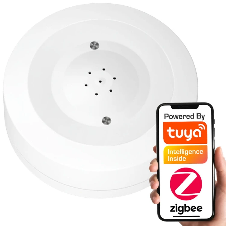 Czujnik Zalania z Alarmem dźwiękowym 80dB ZigBee TUYA