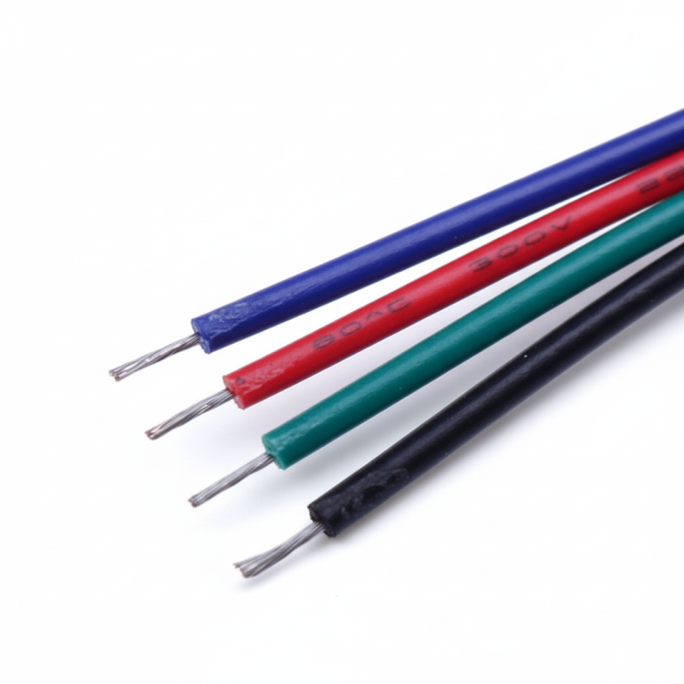 Przewód do taśm LED RGB 4-żyłowy 20AWG 1 Metr