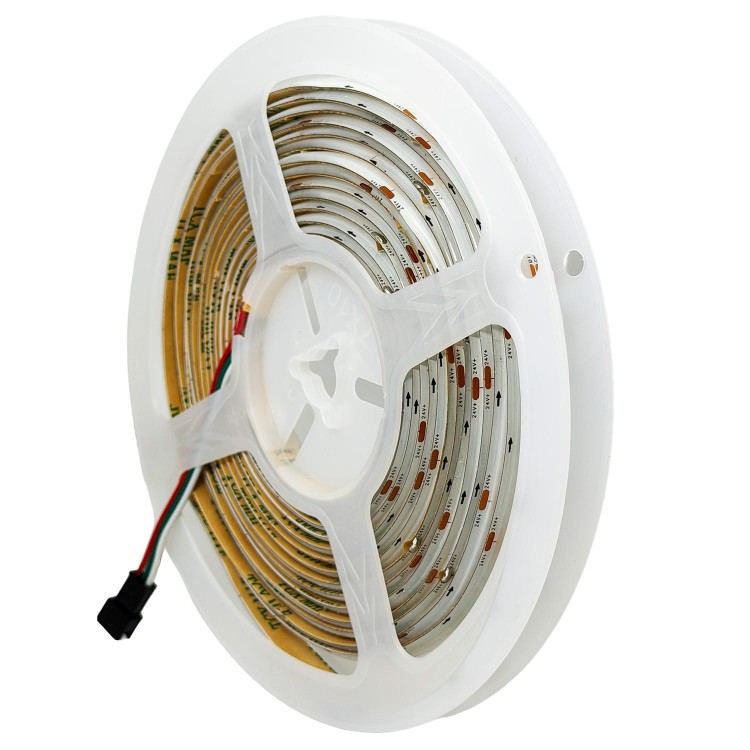 PSMART Cyfrowa Taśma LED COB 24V WS2811 RGBIC 10mm IP65 720 Led/m 5m