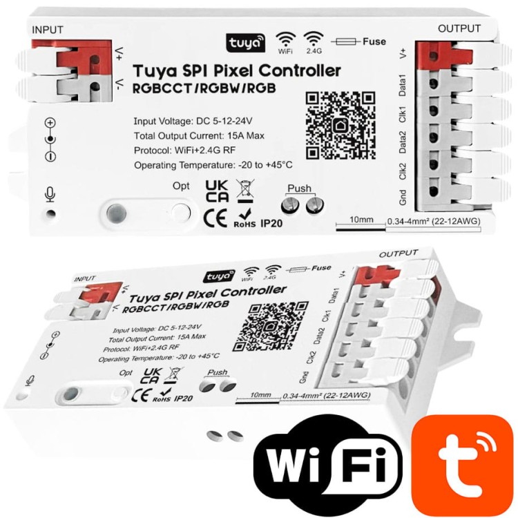 kontroler-led-spi-tuya-wifi-15a-gl-series