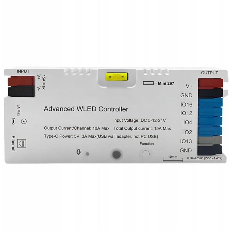 sterownik-led-esp32-15a-usb-c-mikrofon-wifi-wled