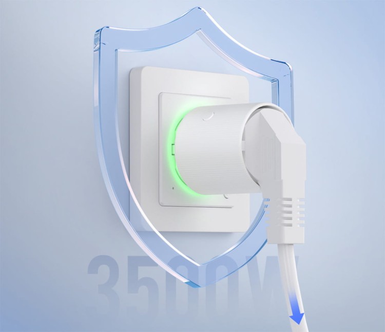 PSMART Inteligentne Gniazdko z Pomiarem Zużycia Prądu WiFi TUYA