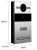 Dedykowany Wideodomofon do T510 T510P MIFARE RFID NFC 2MPX 120° IP65 PoE