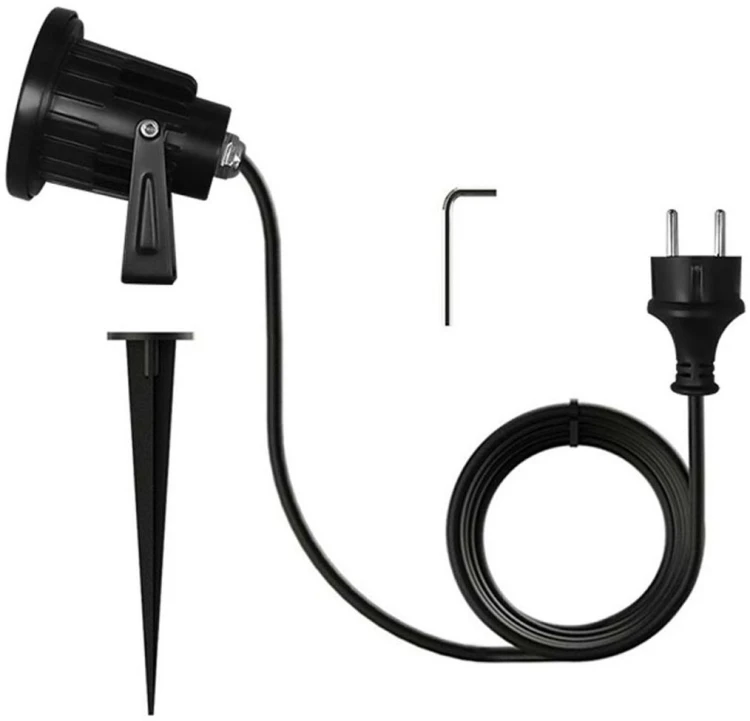 Reflektor ogrodowy 3m - wtyczka oświetlenie RGBCCT 7W 230V Seria GL ZigBee RF do HUE TUYA