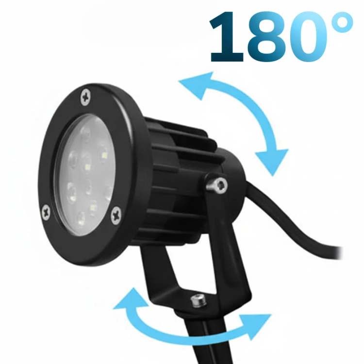 Reflektor ogrodowy 3m - wtyczka oświetlenie RGBCCT 7W 230V Seria GL ZigBee RF do HUE TUYA