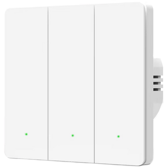 Włącznik oświetlenia 3CH + Sensor obecności Bez N ZigBee Home Assistant