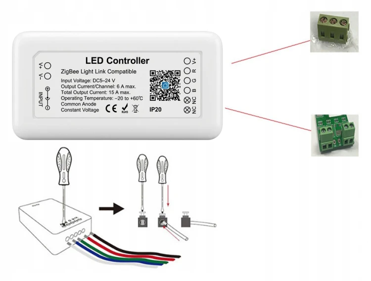 Kontroler LED RGB 15A ZigBee 3.0 HUE TUYA