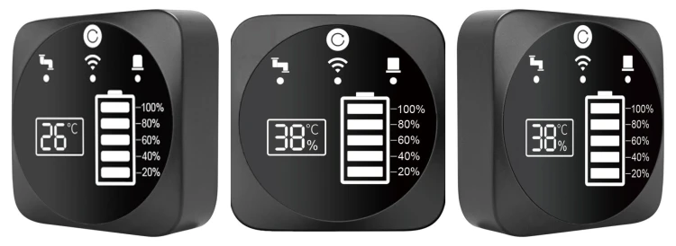 Czujnik + Monitor poziomu cieczy w zbiorniku Tuya WiFi RF