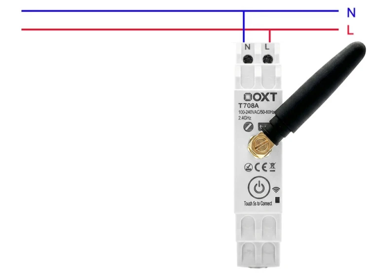 OXT Bramka Centralka ZigBee z Anteną na Szynę DIN WiFi TUYA
