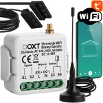 Moduł OXT Sterownik do Silnika Bramy Garażu z Czujnikiem i Zewnętrzną Anteną WiFi TUYA