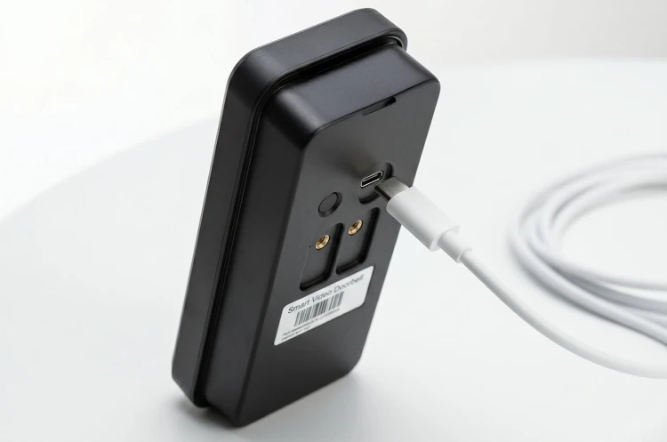Bezprzewodowy Wideodomofon WiFi Tuya USB-C/10-24V AC 2MP 5200mAh IP66 160°