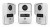Wideodomofon PoE do Furtki Bramy Czytnik RFID 2MP WiFi Tuya Srebrny