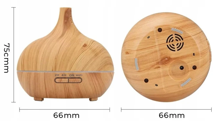 Nawilżacz powietrza WiFi TUYA na Wodę i Olejki Eteryczne 400ml 30ml/h