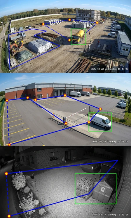 Podwójna kamera zewnętrzna panoramiczna 4Mpx IP67 PoE Onvif Videolink