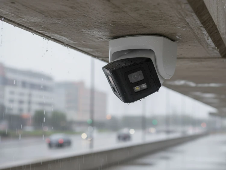 Podwójna kamera zewnętrzna panoramiczna 4Mpx IP67 PoE Onvif Videolink
