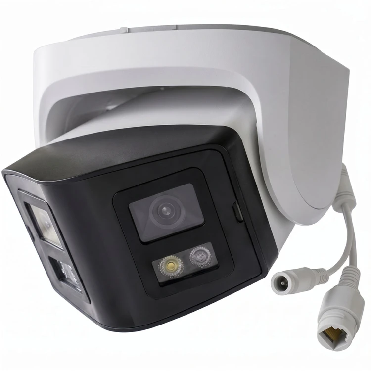 Podwójna kamera zewnętrzna panoramiczna 4Mpx IP67 PoE Onvif Videolink