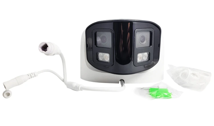 Podwójna kamera zewnętrzna panoramiczna 4Mpx IP67 PoE Onvif Videolink