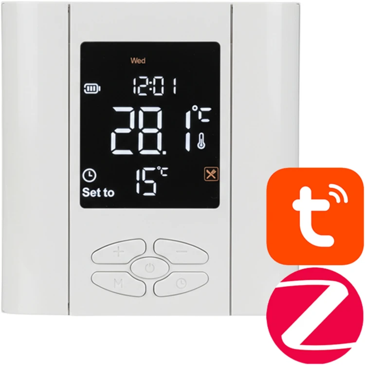 Termostat natynkowy bateryjny zwierny 5A zamiennik Salus ZigBee TUYA