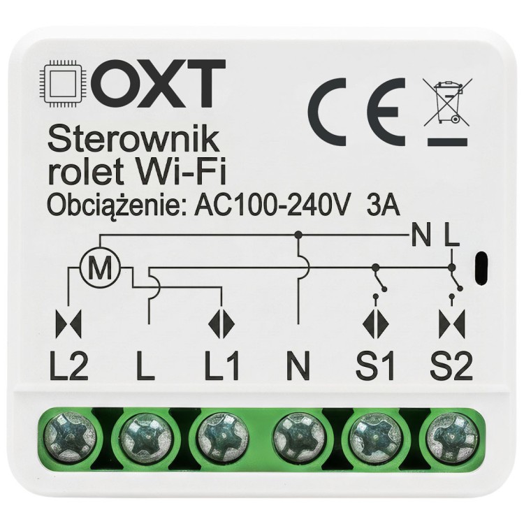 Moduł OXT Mikro Sterownik Rolet WiFi TUYA