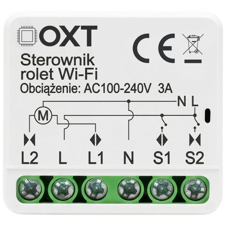 Moduł OXT Mikro Sterownik Rolet WiFi TUYA