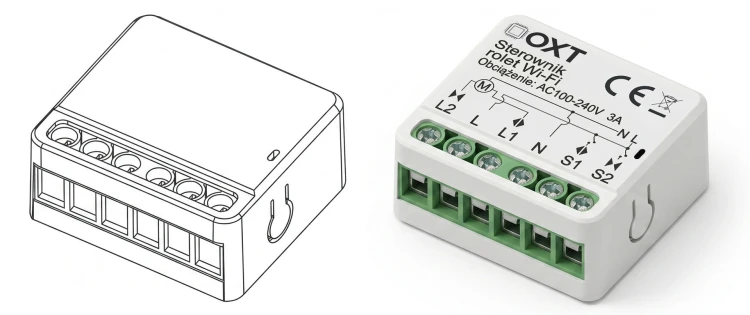 Moduł OXT Mikro Sterownik Rolet WiFi TUYA