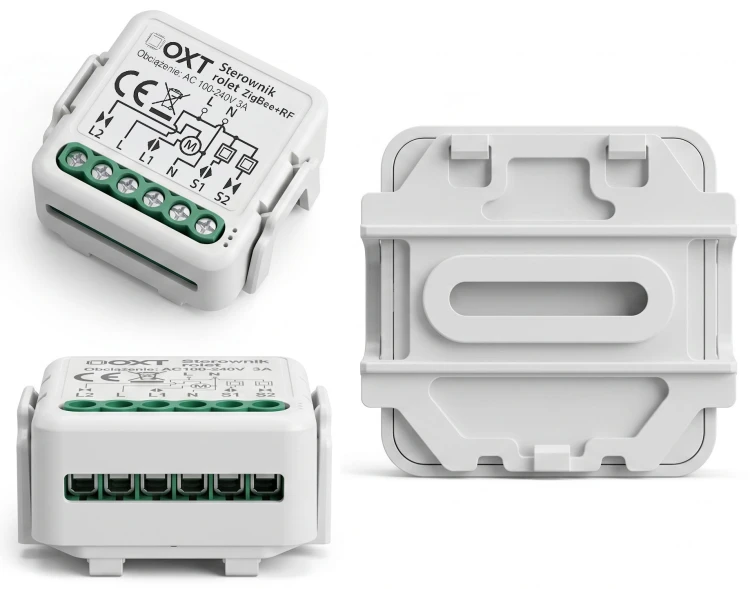Moduł OXT Mini Sterownik Rolet Kąt pochylenia Lameli ZigBee + RF