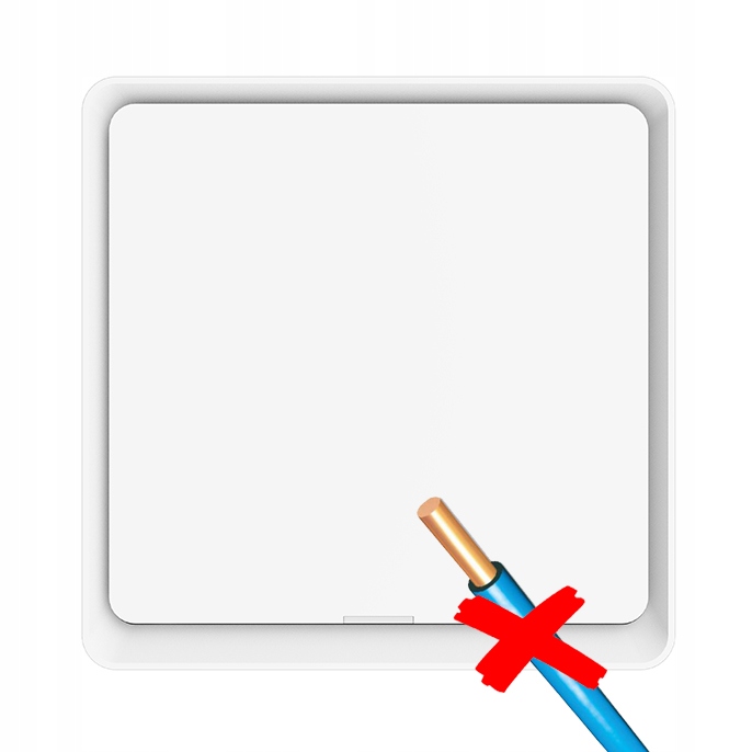 Przełącznik 1 Obwód Bez N biały Seria KT ZigBee TUYA Home Assistant
