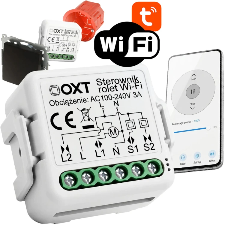 Moduł OXT Mini Sterownik Rolet WiFi TUYA