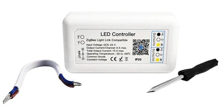 Smart Sterownik 2x LED CCT CW WW 5-24V 15A ZigBee 3.0 HUE TUYA Smart Life