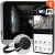 Inteligentny Wizjer Dwustronne Audio Srebrny 3Mpx Ekran 4.3" PIR WiFi TUYA