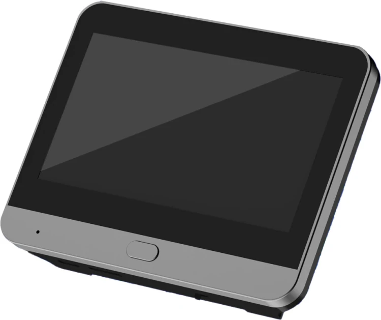 Inteligentny Wizjer Dwustronne Audio Czarny 3Mpx Ekran 4.3" PIR WiFi TUYA