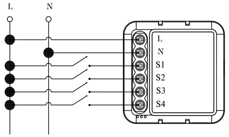 Moduł OXT Mini Sterownik (Pilot) 12 Scen 230V ZigBee TUYA