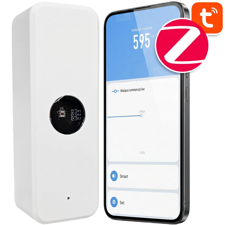 Inteligentny Czujnik Jasności natężenia światła ZigBee TUYA