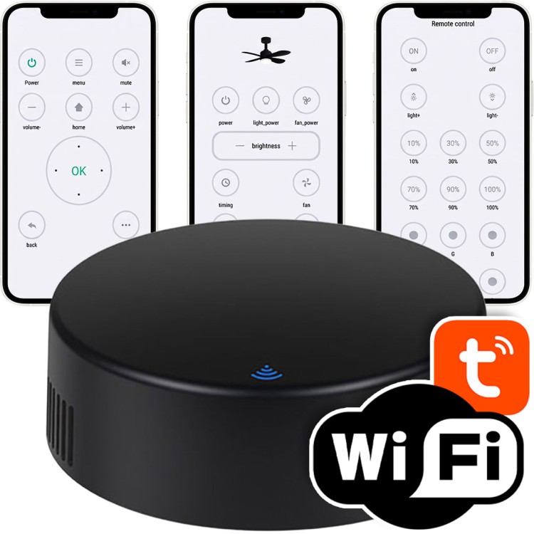 Uniwersalny pilot IR / RF 433MHz na WiFi TUYA