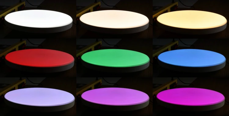 Lampa sufitowa LED RGB+CCT WiFi+Pilot TUYA / Smart Life | Android / iOS